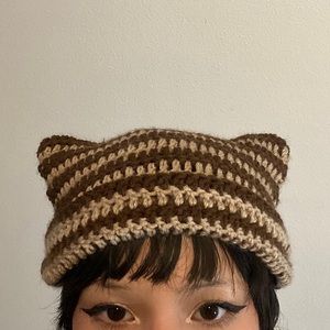 Crochet Cat Beanie